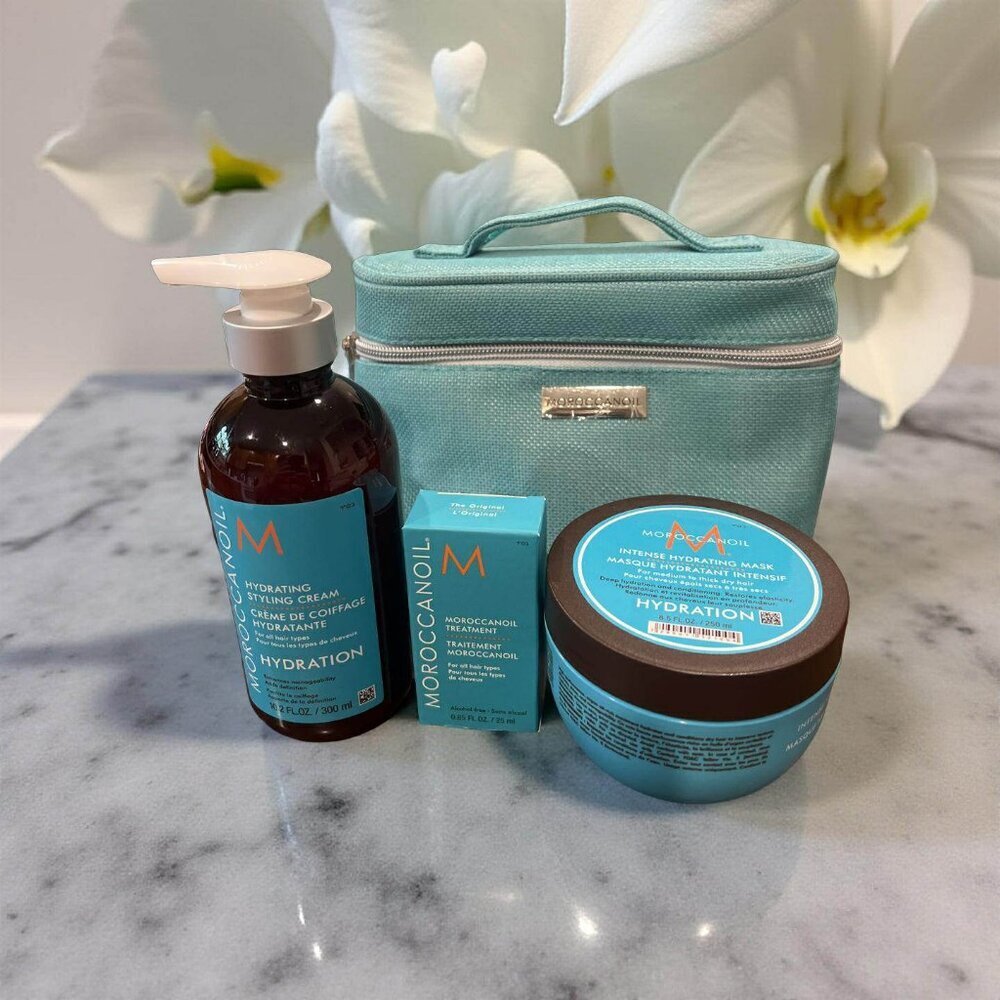 Moroccanoil Hydration Mask Cream Treatment Free Cosmetic Bag